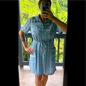 Vintage 1970’s Sears Zip & Dash House Dress